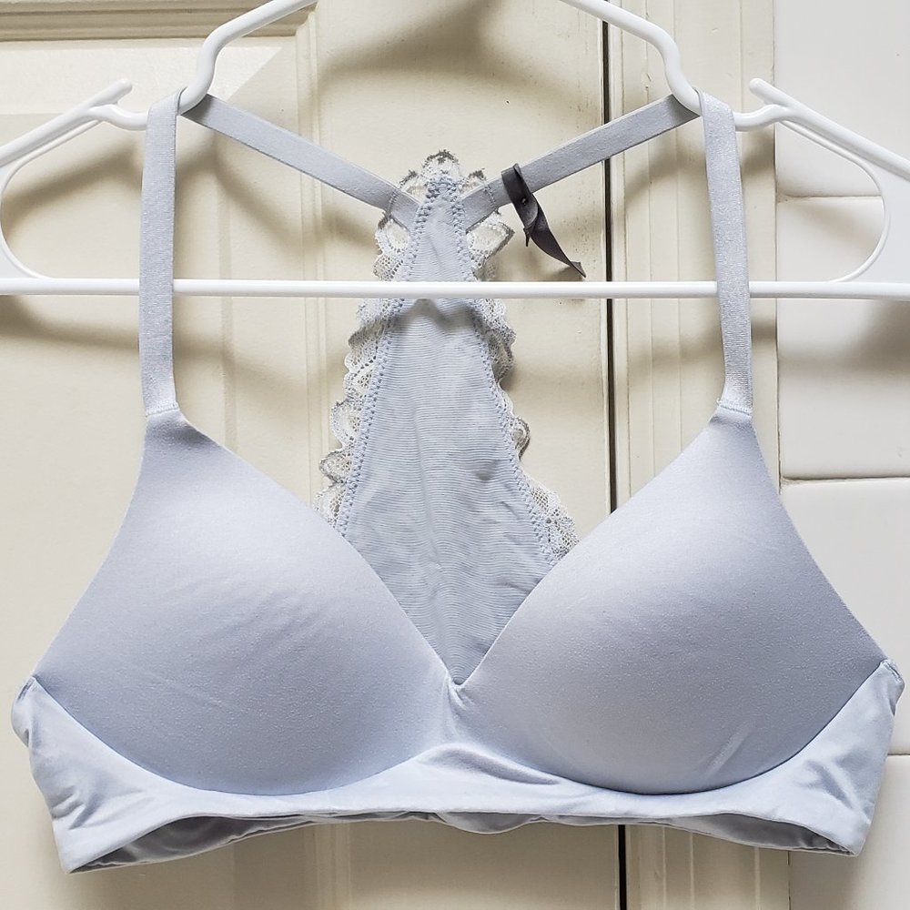 Aerie Real Sunnie Wireless Push Up Racerback Bra